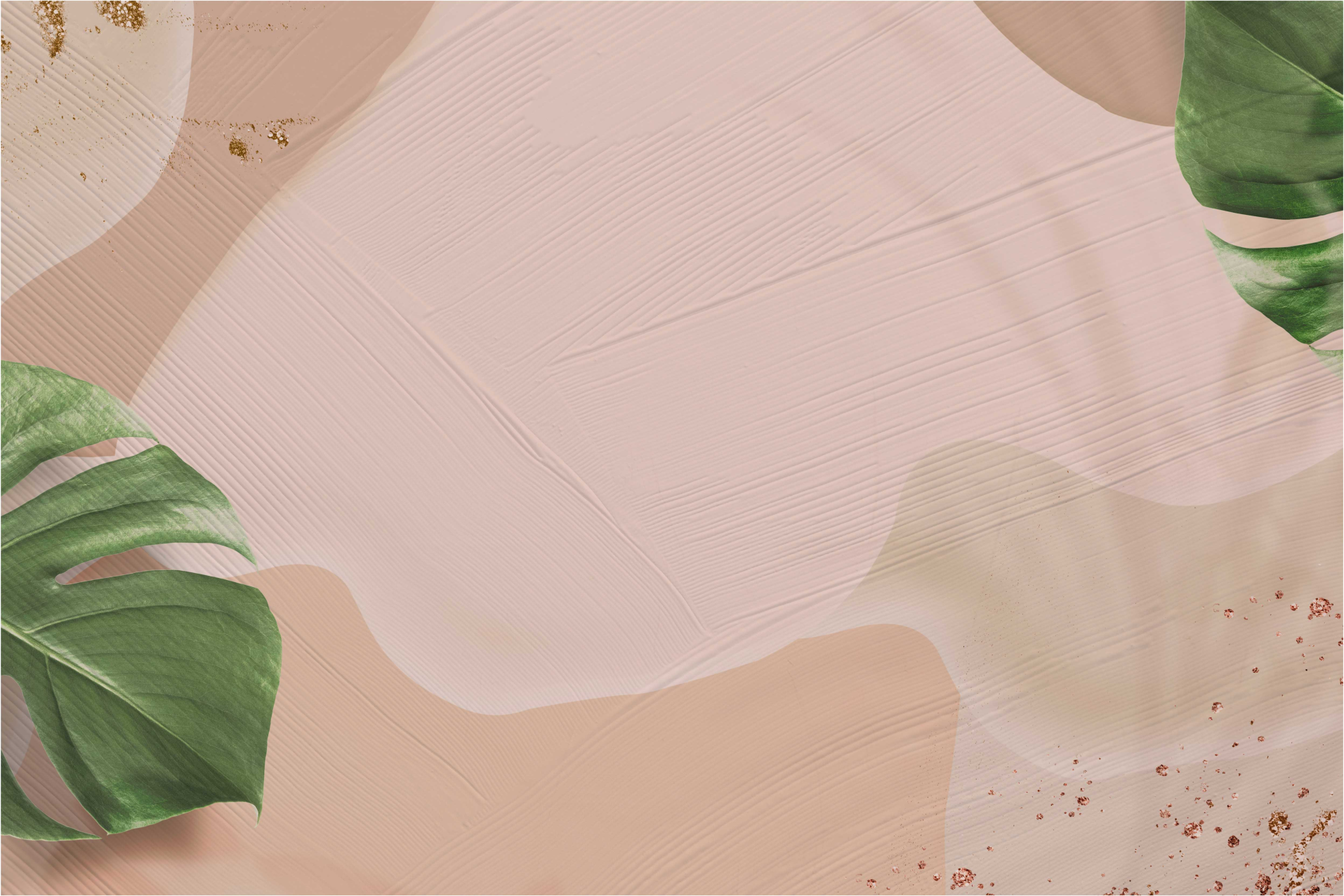 Alfombras vinílicas modernas Naturaleza abstracta hojas verdes - TenVinilo