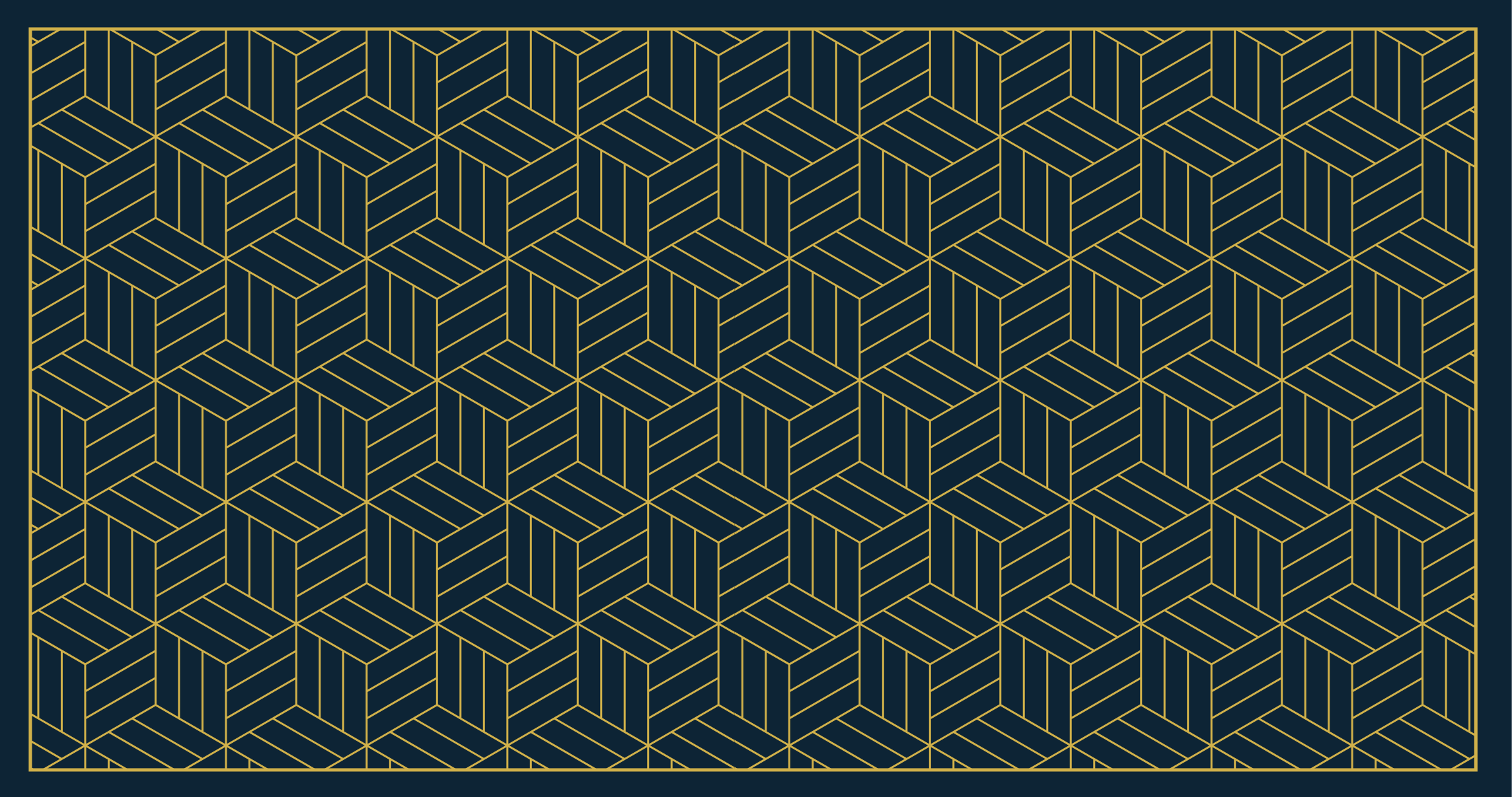 Alfombra vinílica salón Seamles patrón cúbico geométrico - TenVinilo