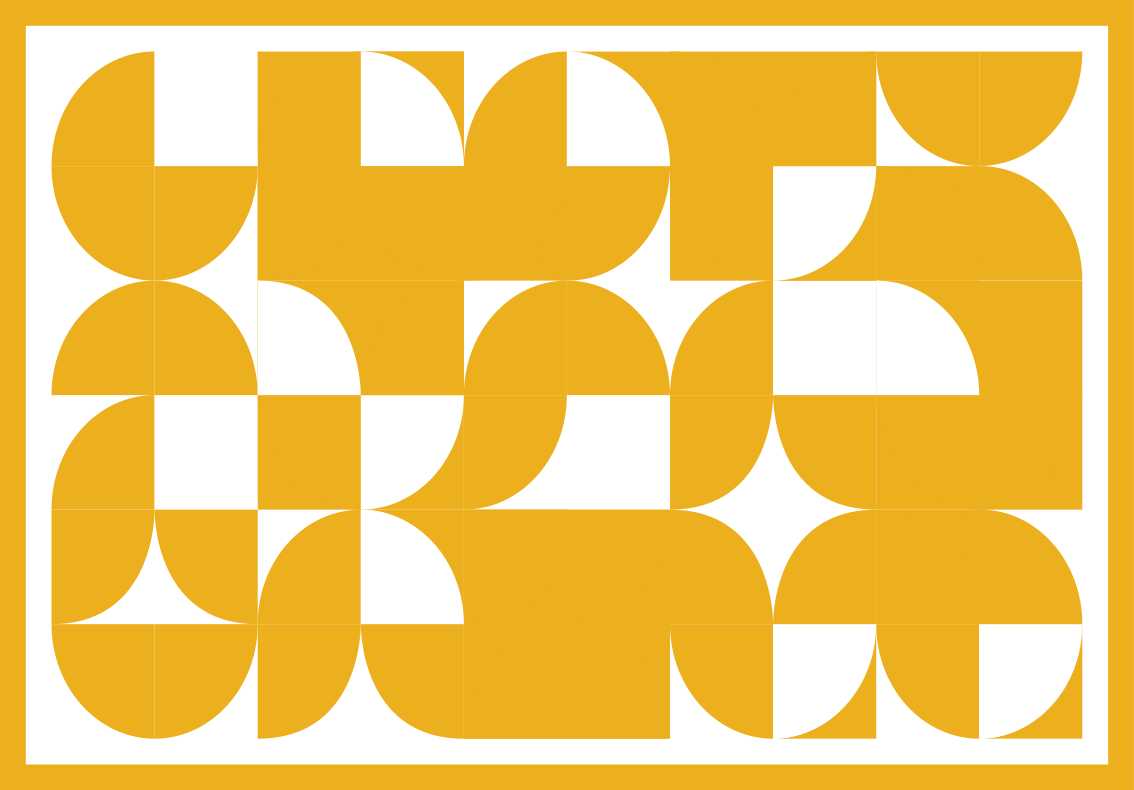 Alfombra de vinilo geométrica Patrón de arte geométrico círculo a - TenVinilo