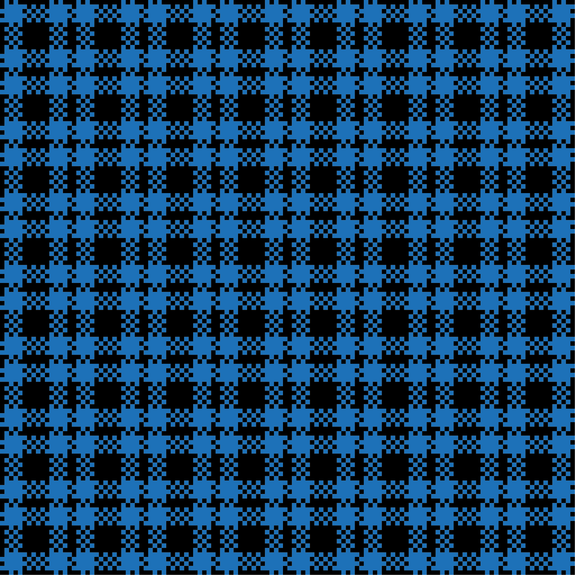 Alfombra vinílica hidráulica patrón de cuadros azules - TenVinilo