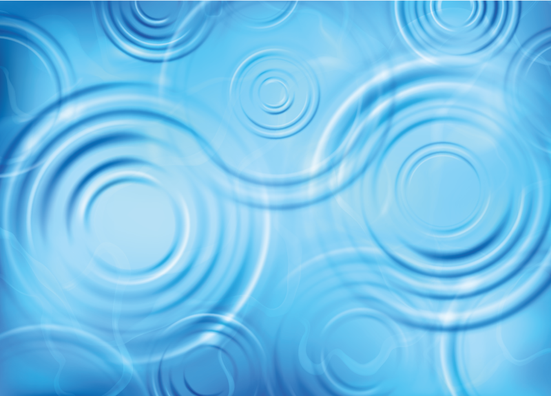 Alfombra vinílica baño efecto de agua ondulante - TenVinilo