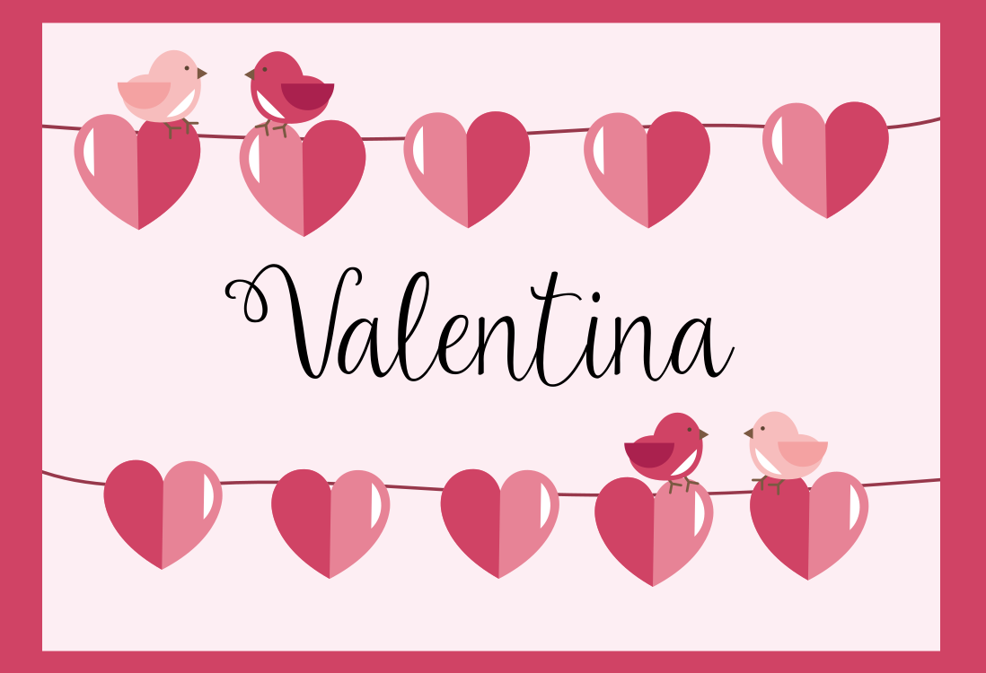 Alfombra vinílica personalizable Tendedero con pájaros y corazone - TenVinilo