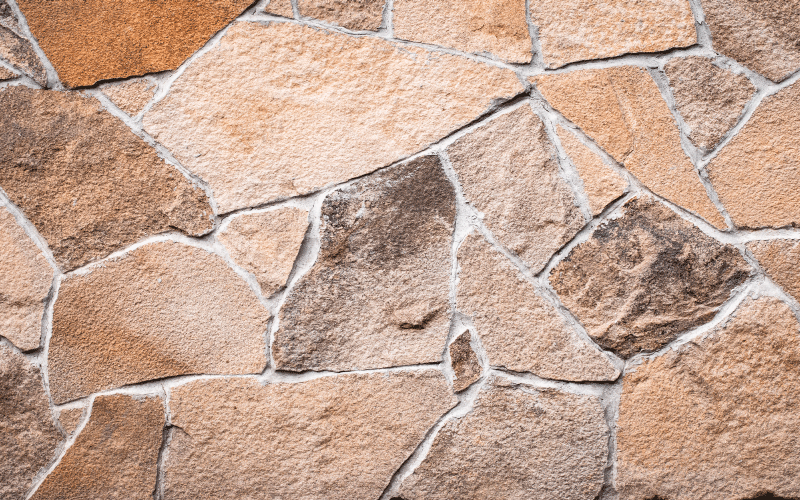 Alfombra vinílica imitación piedra efecto realista terroso - TenVinilo