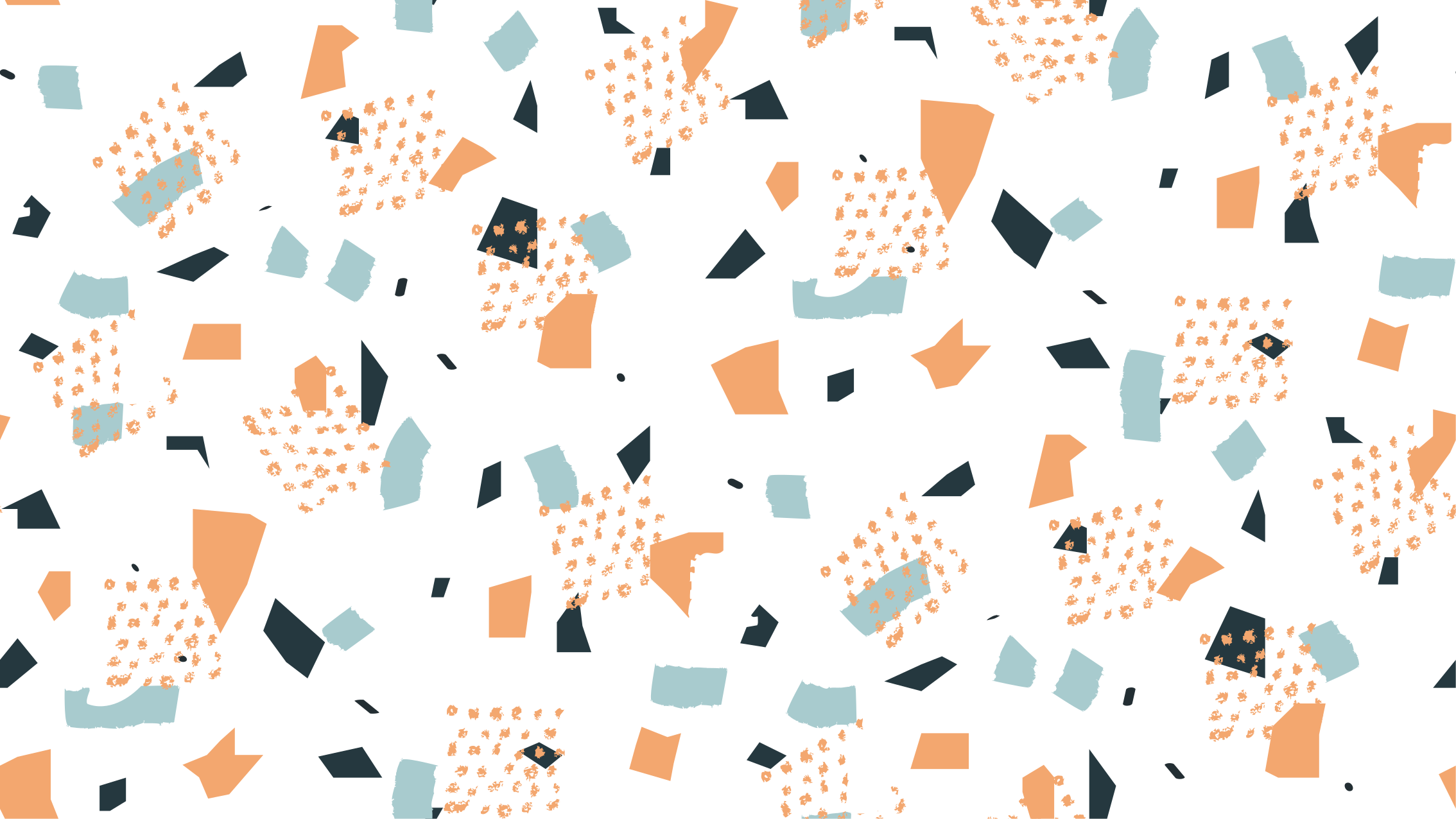 Alfombra de vinilo geométrica Patrón irregular de figuras en colo - TenVinilo