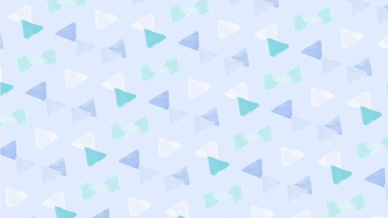 Alfombra de vinilo geométrica Triángulos de acuarela azul y morad - TenVinilo