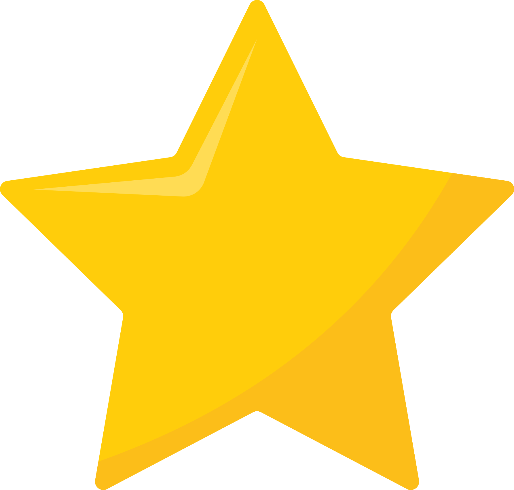 Alfombra vinílica de estrellas Estrella clásica amarilla - TenVinilo