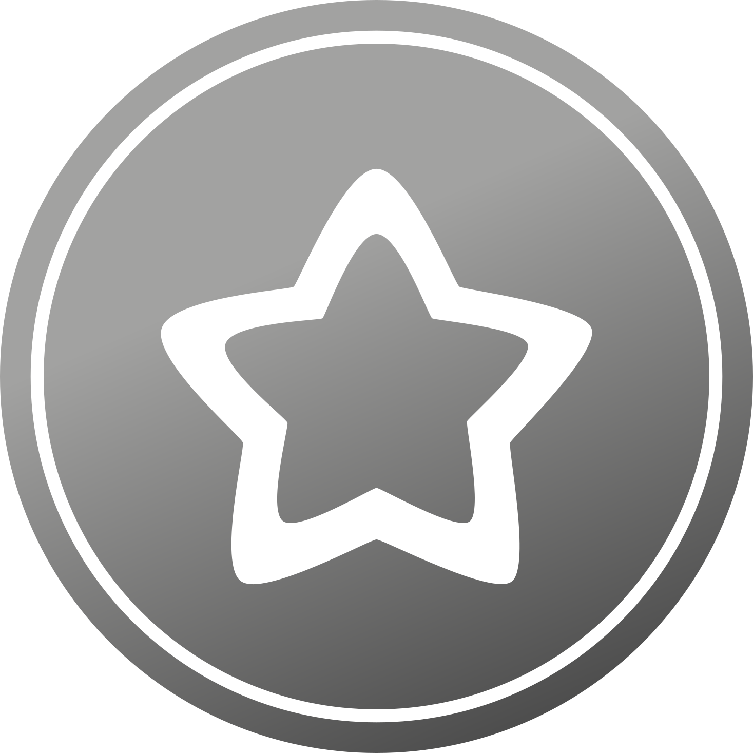 Alfombra vinílica de estrellas motivo gris elegante - TenVinilo