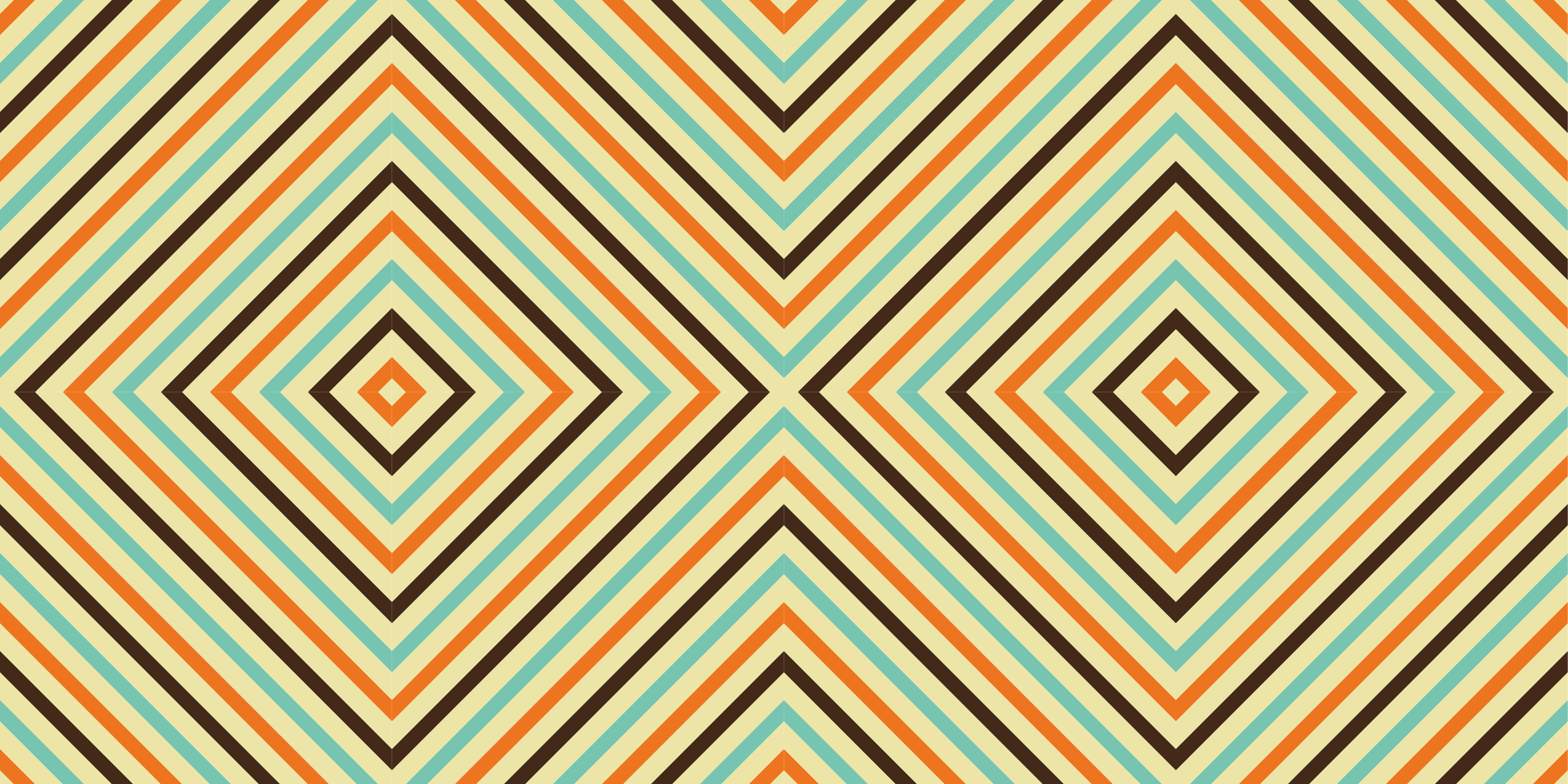 Alfombra vinílica geométrica rayas con patrón de diamantes - TenVinilo