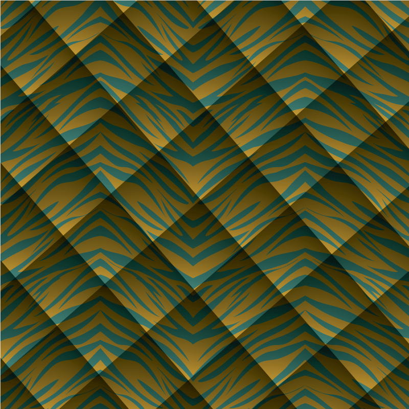 Alfombra vinílica animal print fusión cebra - TenVinilo