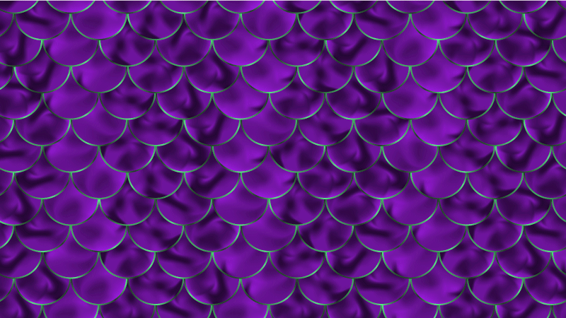 Alfombra vinílica animal print motivo púrpura con escamas - TenVinilo