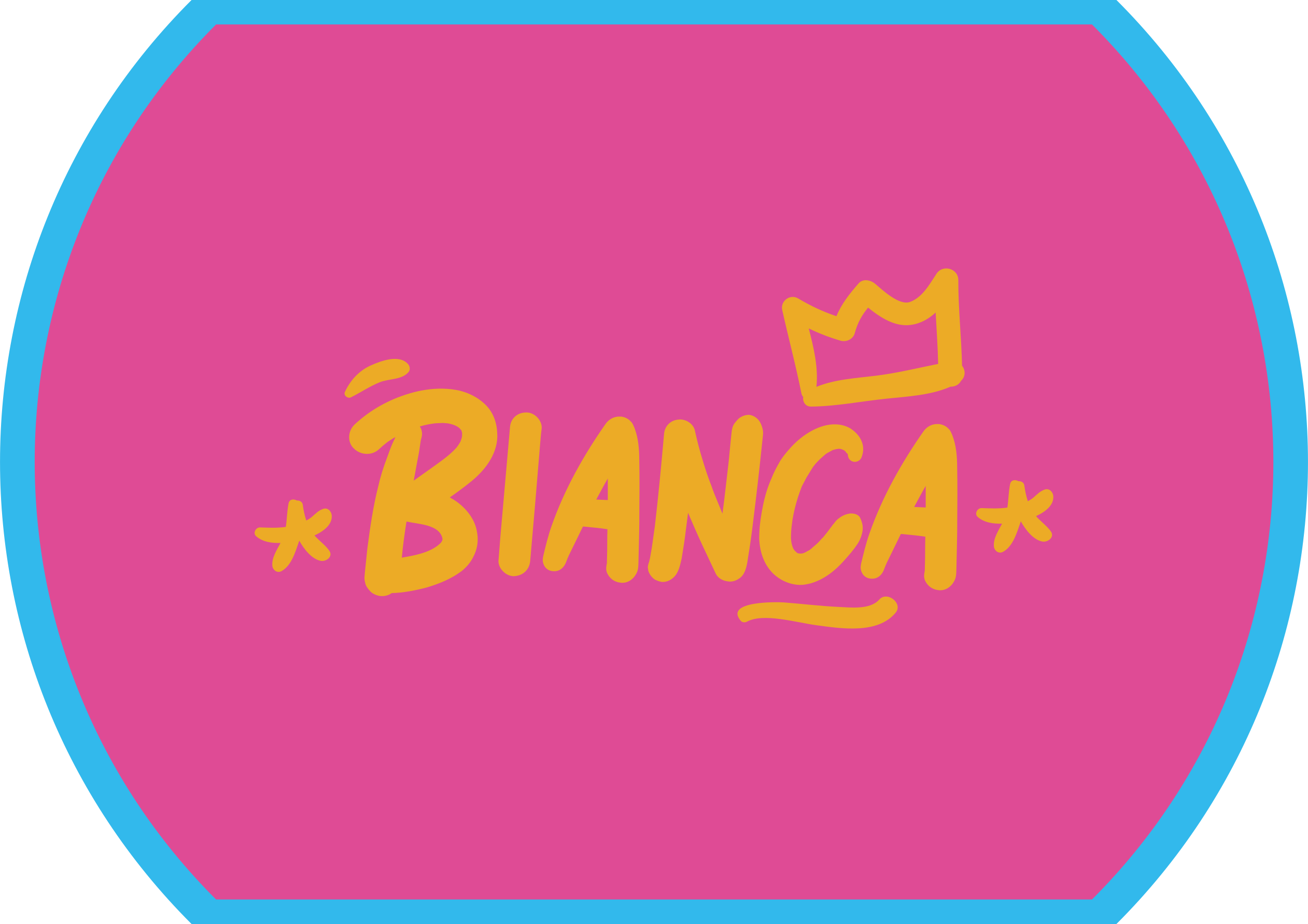 Alfombra vinílica personalizable borde azul con nombre - TenVinilo