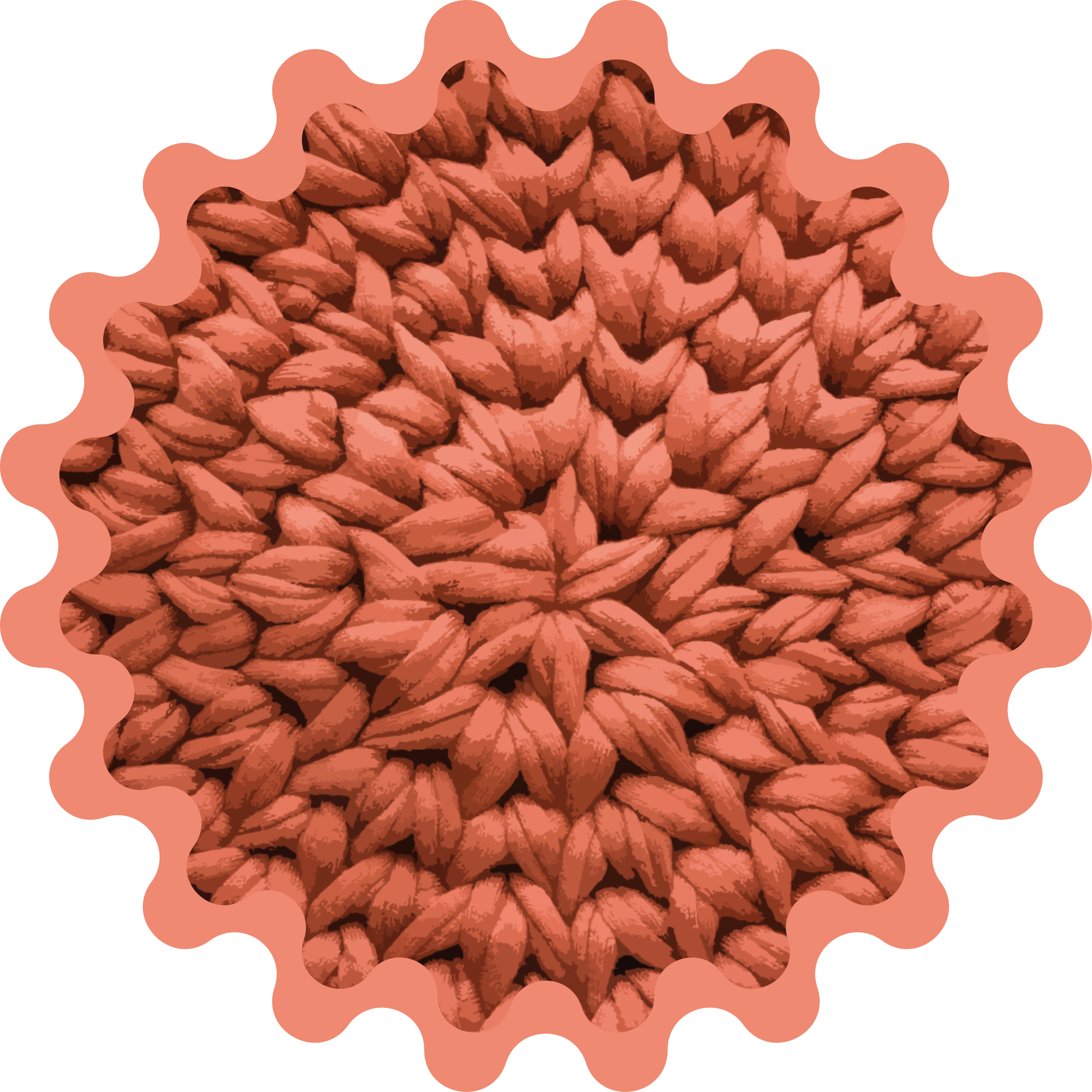 Alfombra vinílica naturaleza motivo de hoja - TenVinilo