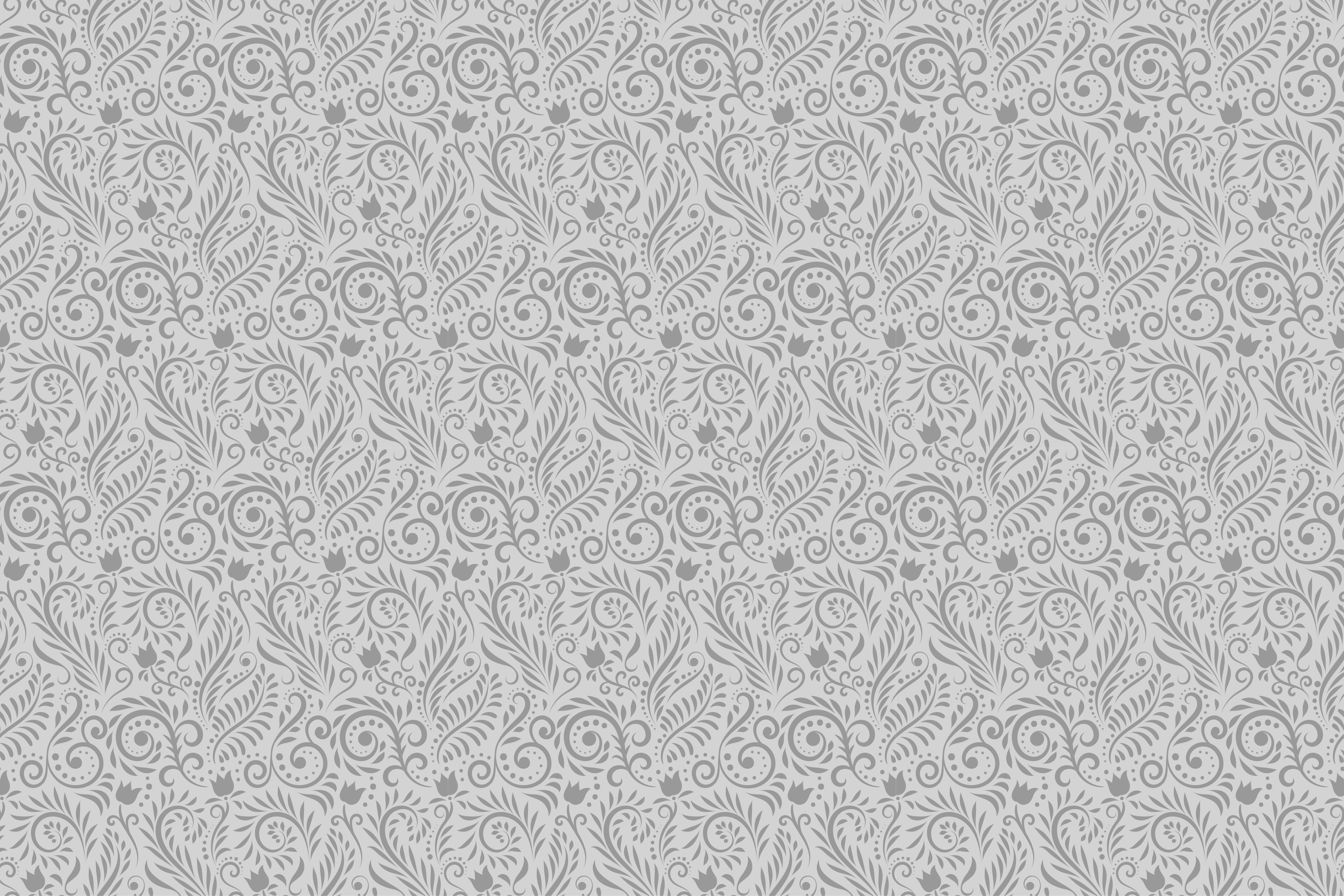 Alfombra vinílica vintage Fondo de flores ornamentales vintage - TenVinilo