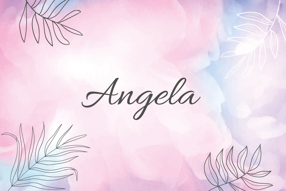 Alfombra vinílica dormitorio nombre floral personalizado - TenVinilo