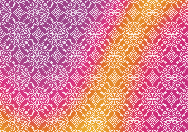 Alfombra exterior vinilo Diseño estampado rústico rosa - TenVinilo