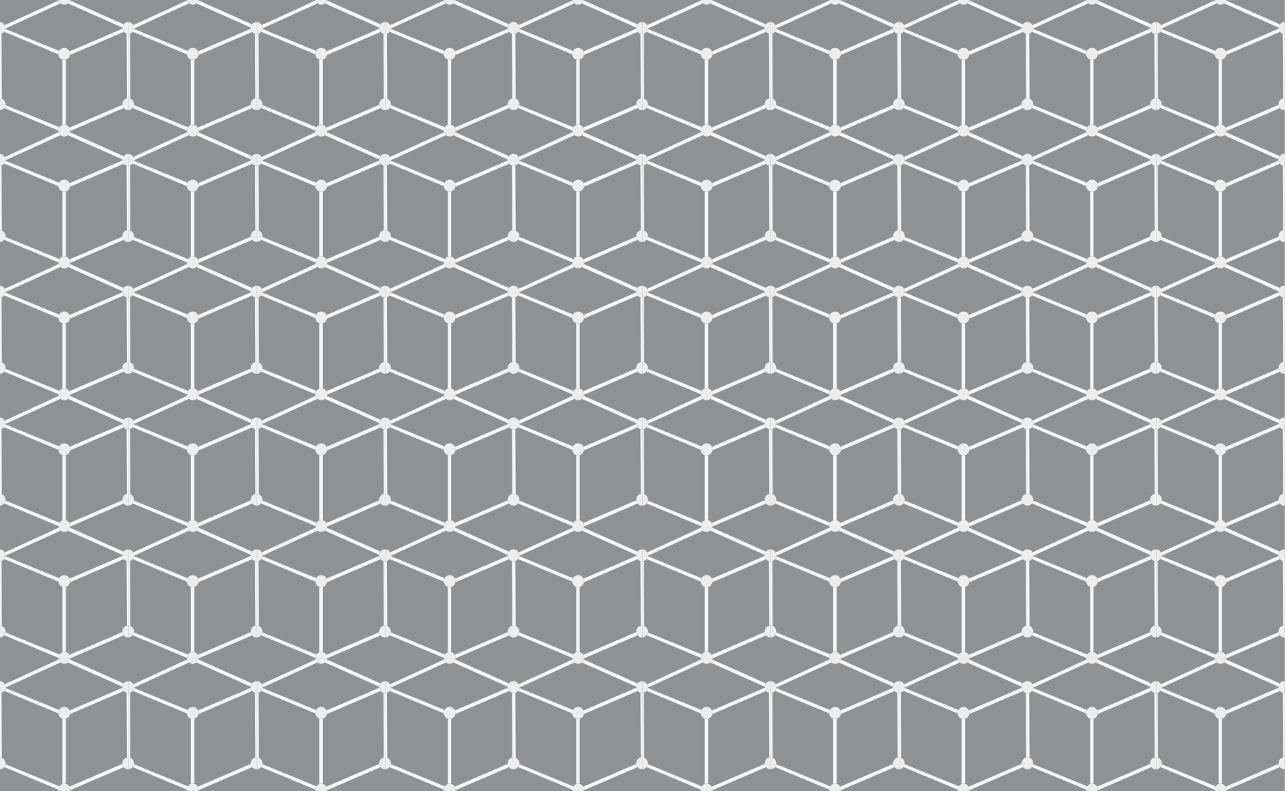 Alfombra exterior vinilo Cubos repetitivos blancos sobre un fondo - TenVinilo