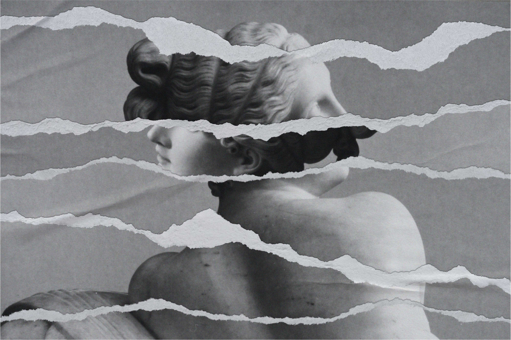 Alfombra vinílica textura efecto de papel rasgado - TenVinilo