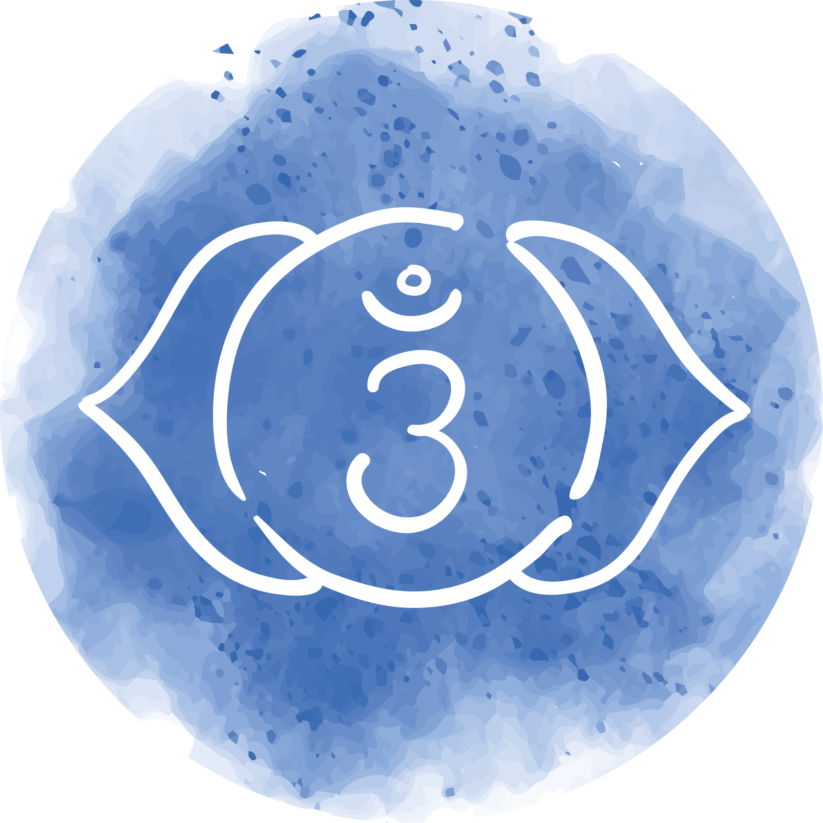 Alfombras vinílicas modernas Símbolo del chakra del tercer ojo - TenVinilo