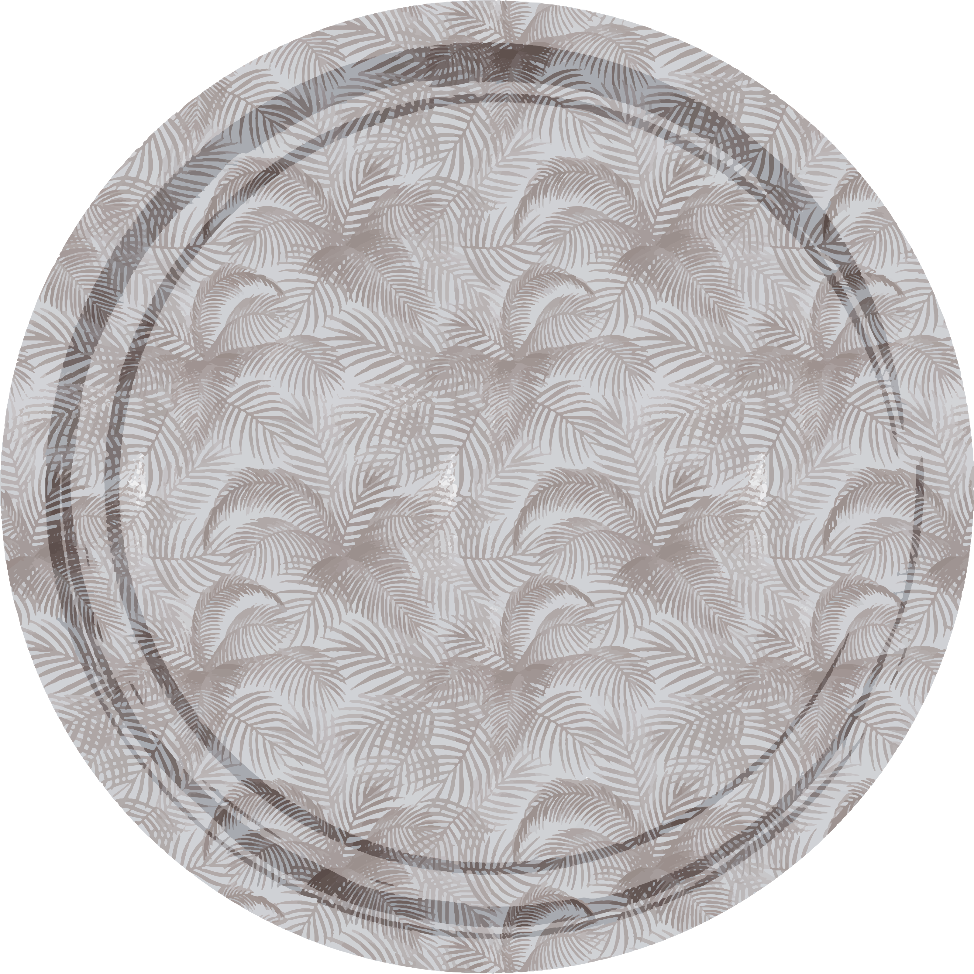 Alfombra vinílica flores superposición botánica - TenVinilo