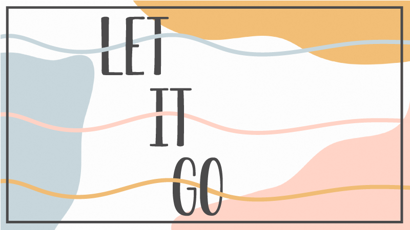 Alfombra vinílica baño Colores pastel déjalo ir - TenVinilo