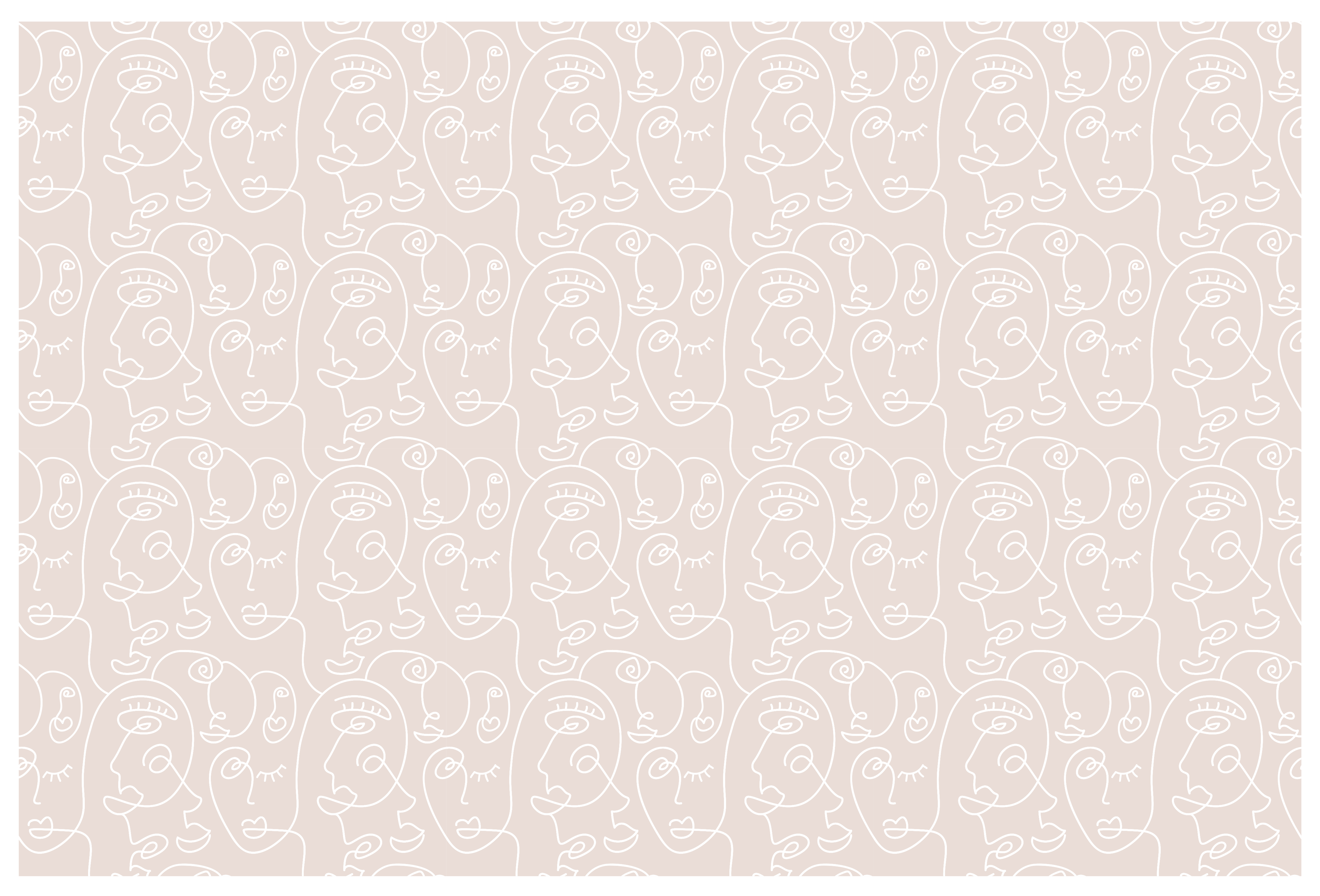 Alfombra vinílica moderna caras de líneas minimalistas - TenVinilo