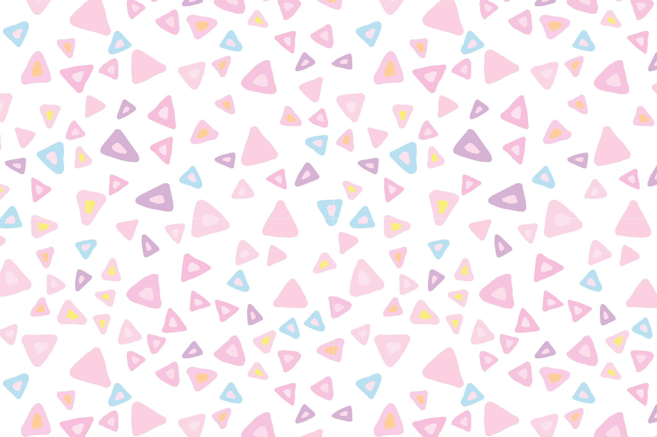 Alfombra vinílica infantil elementos triangulares coloridos - TenVinilo