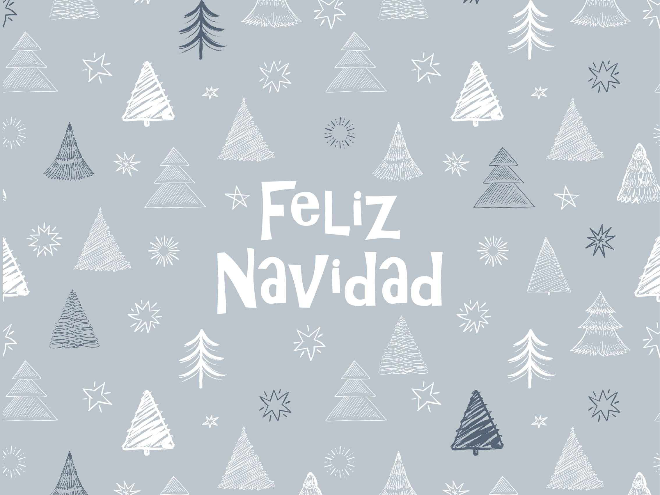 Alfombra vinílica navidad cita gris estilo nórdico - TenVinilo