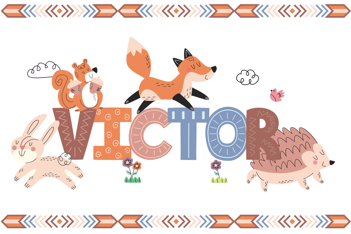 Alfombra vinílica personalizable bichos personalizables - TenVinilo