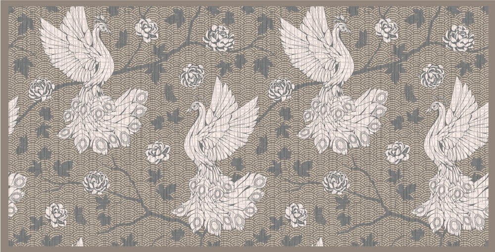 Aflombra vinílica animales Pájaros yute - TenVinilo