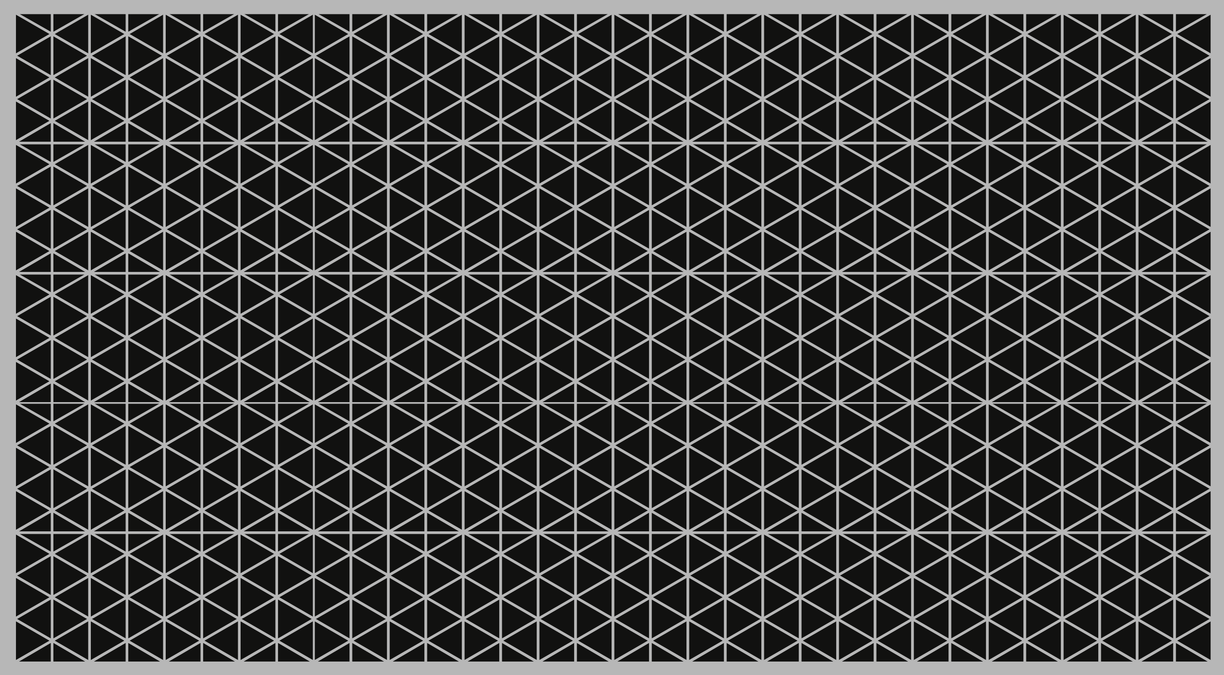 Alfombra de vinilo geométrica Patrón de triángulo gris y negro - TenVinilo