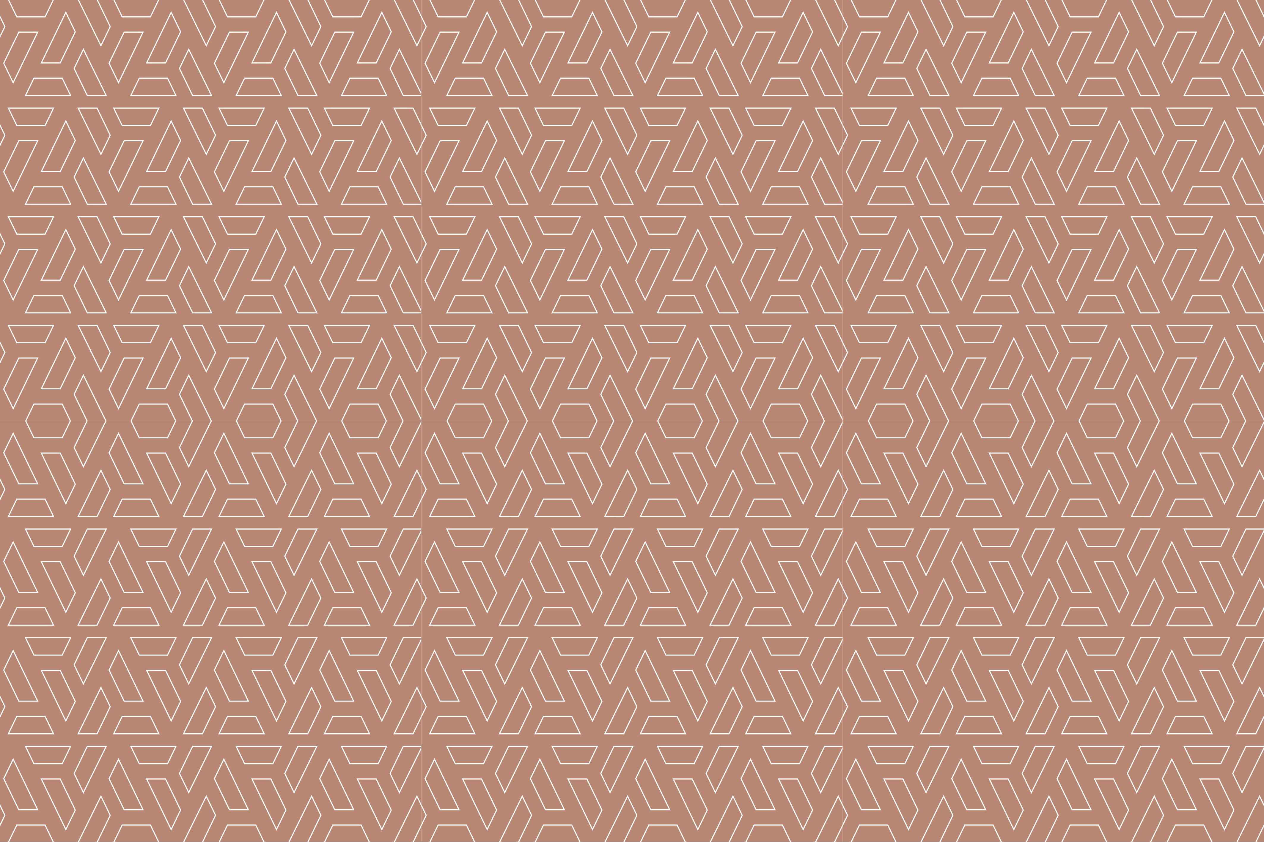 Alfombra vinílica geométrica elemento marrón elegante - TenVinilo