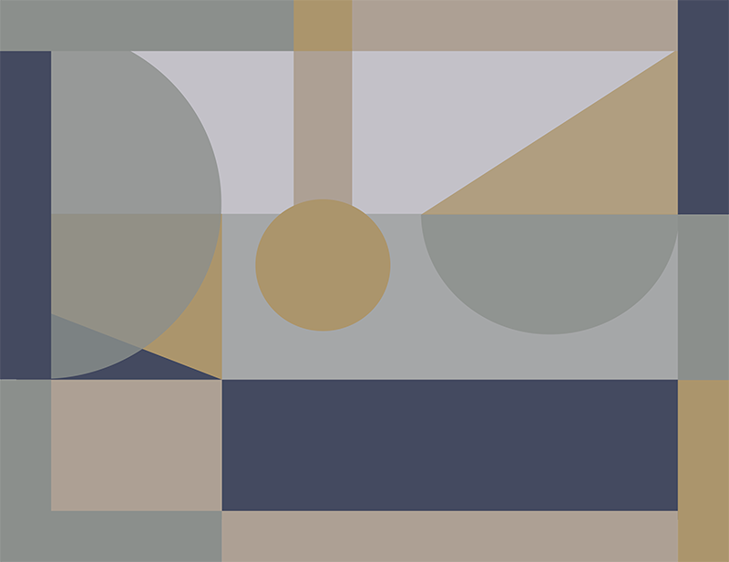 Alfombra de vinilo geométrica Artifact - TenVinilo