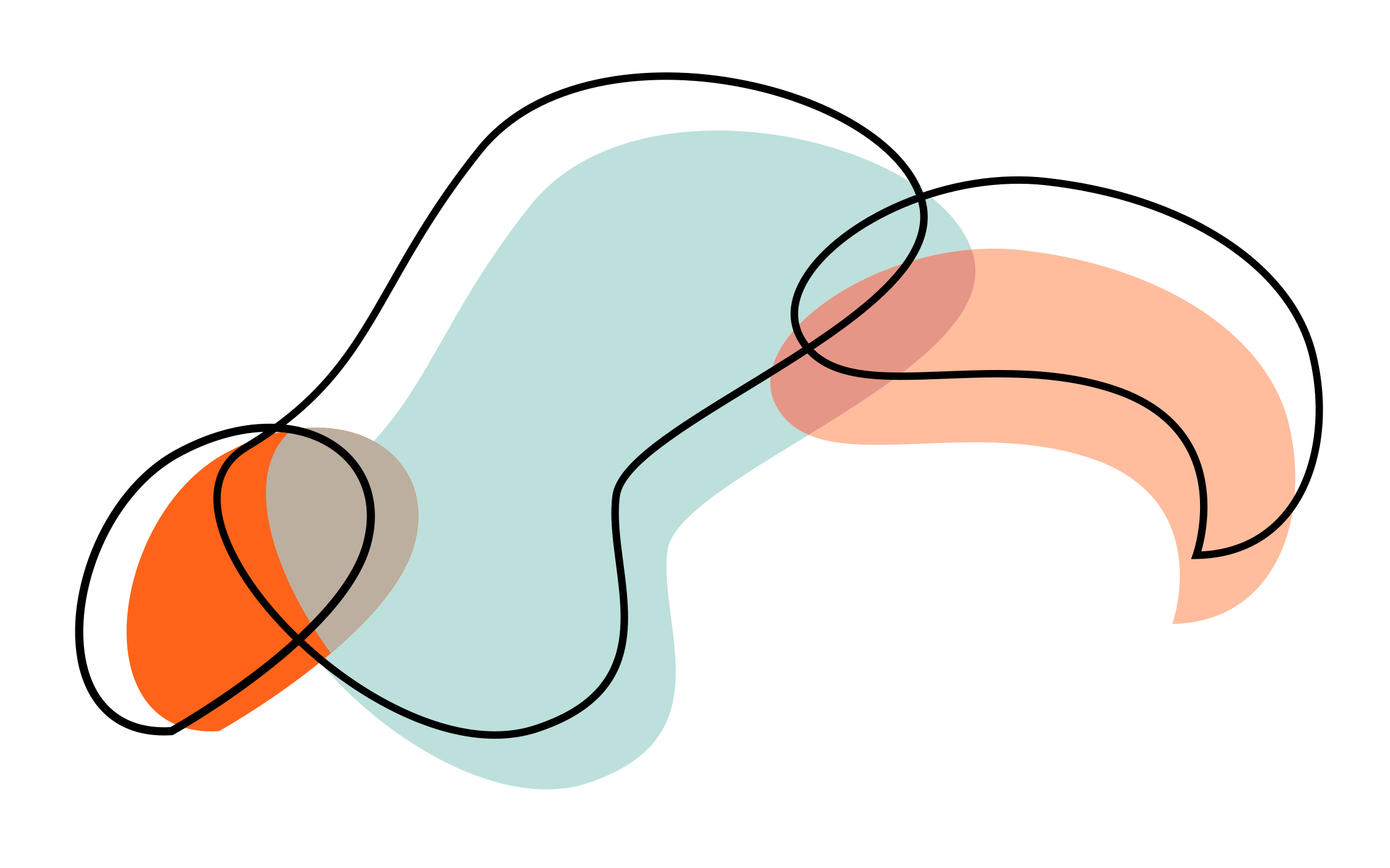 Alfombra vinílica nórdica Diseño de óvalos de círculo geométrico - TenVinilo