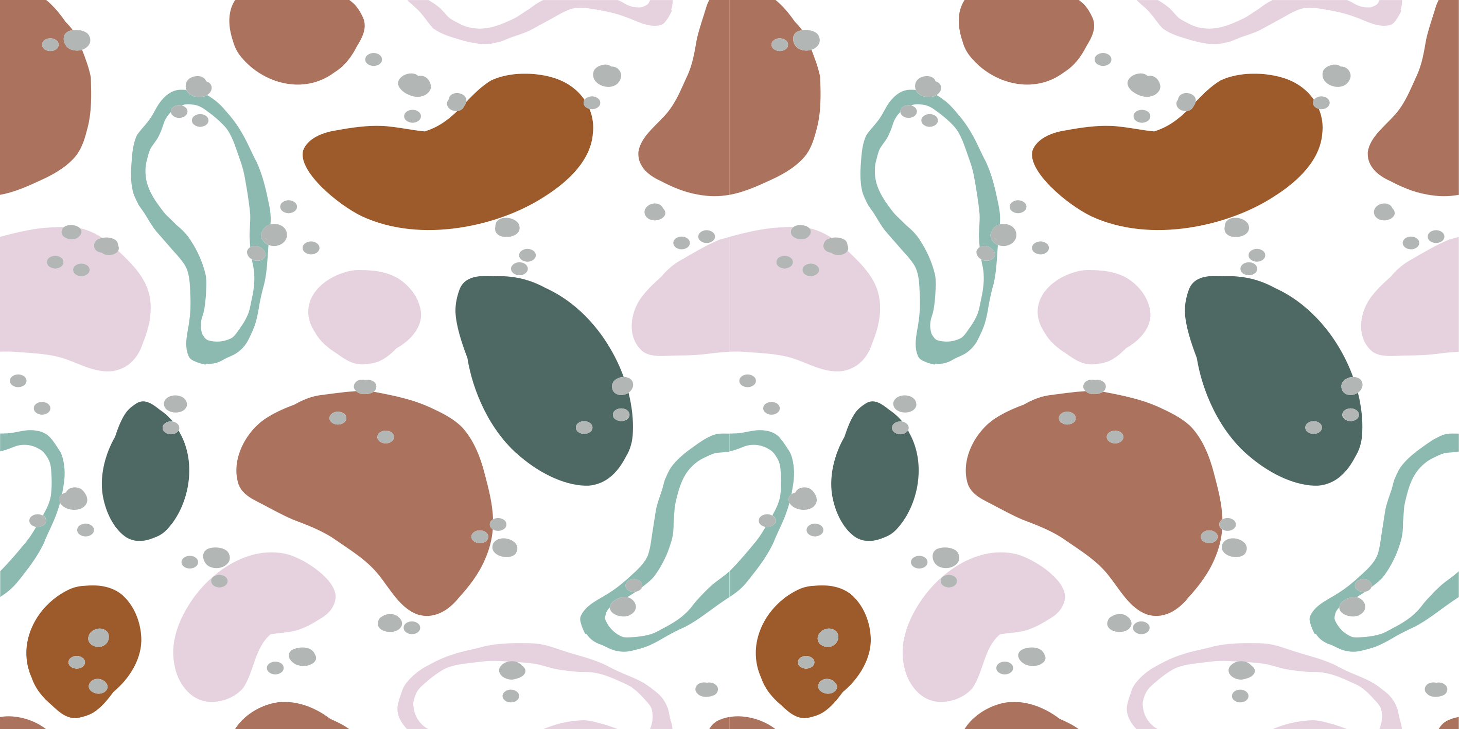 Alfombras vinílicas modernas Patrón de forma abstracta irregular - TenVinilo