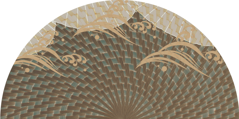 Alfombra vinílica salón estilo texturizado japandi - TenVinilo