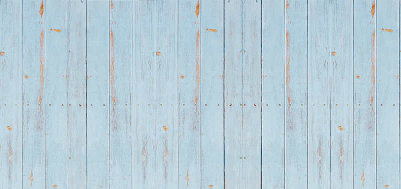 Alfombra vinilo pasillo textura de madera azul - TenVinilo