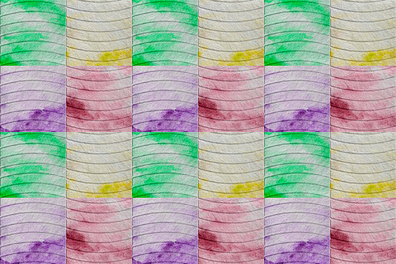 Alfombra vinilo salón losetas de Las Ramblas - TenVinilo