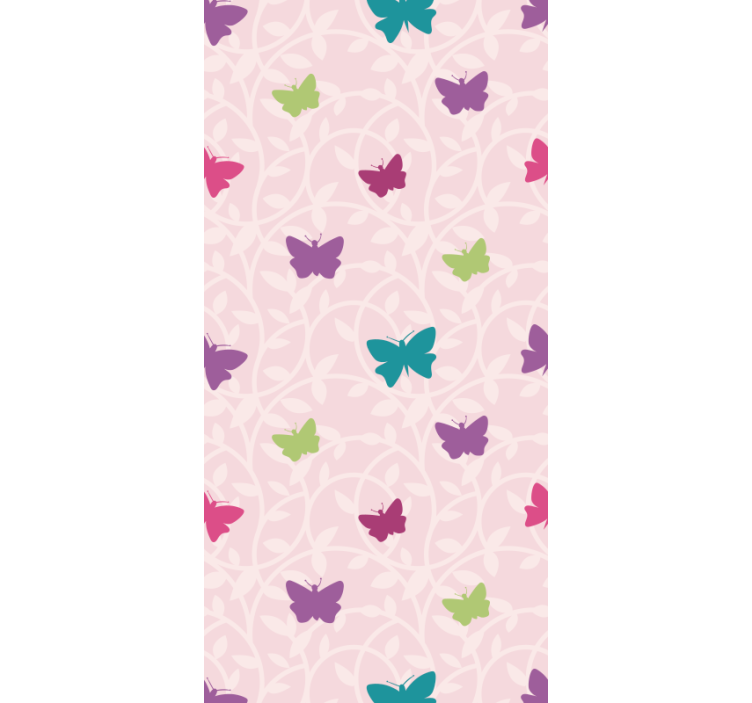 Papel tapiz mariposas alas revoloteando de colores - TenVinilo