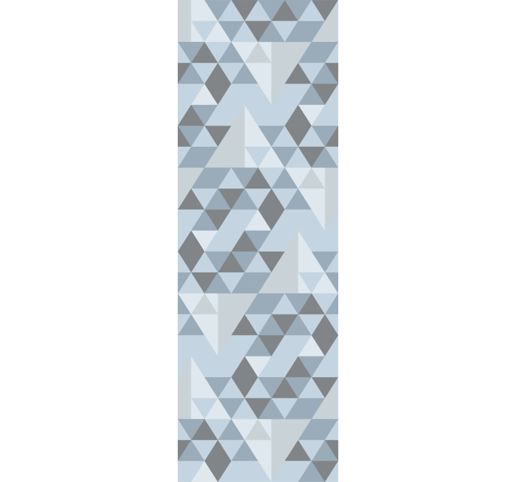 Papel tapiz triángulos gradiente geométrico - TenVinilo