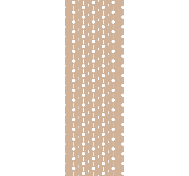 Papel tapiz círculos puntos blancos circulares - TenVinilo