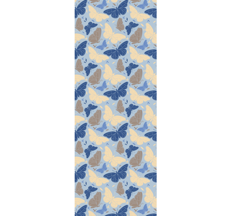 Papel tapiz mariposas insectos coloridos revoloteando - TenVinilo