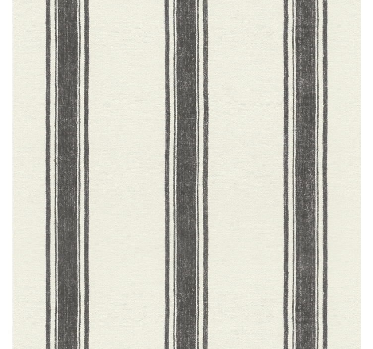 Papel tapiz geométrico líneas diplomáticas negras - TenVinilo