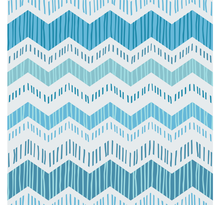 Papel tapiz textura zig zag azul - TenVinilo