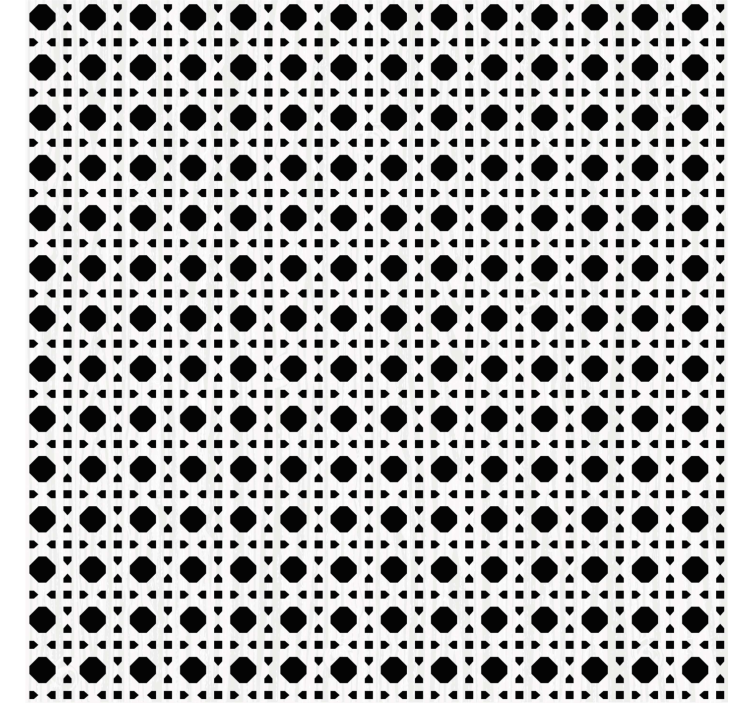 Papel tapiz textura canage en blanco y negro - TenVinilo