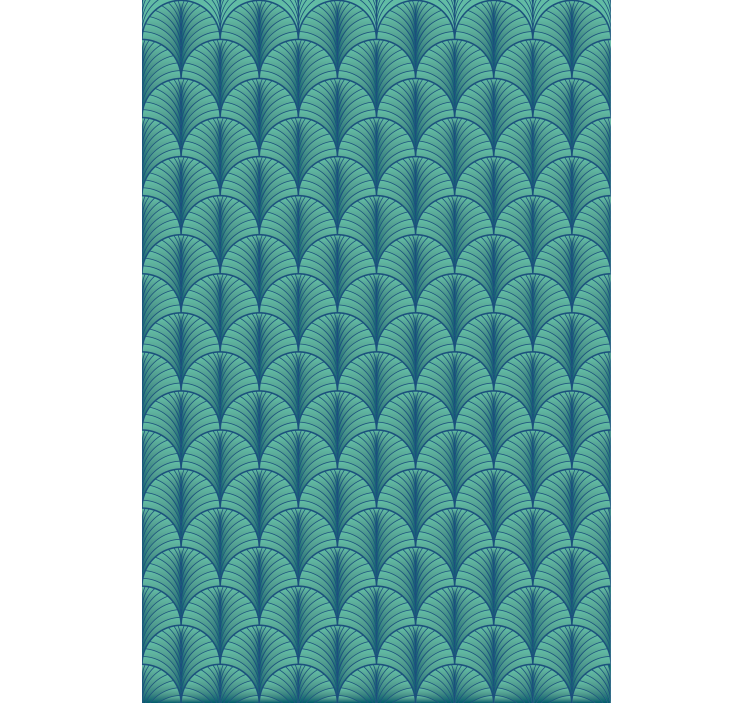 Papel tapiz para recámara azul verdoso - TenVinilo