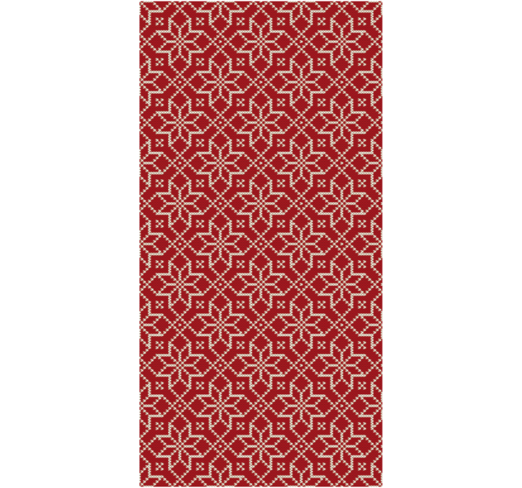 Papel tapiz navidad suéter copo de nieve - TenVinilo