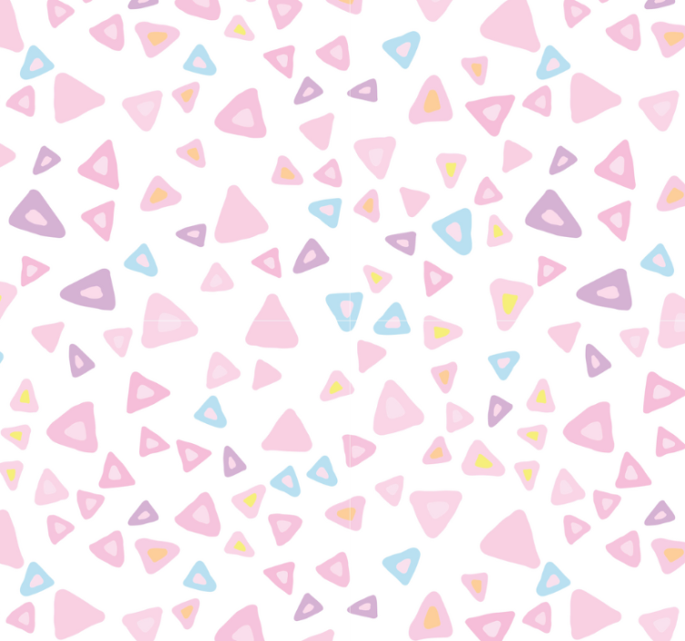 Papel tapiz azulejos estilo kawaii en tonos pastel - TenVinilo