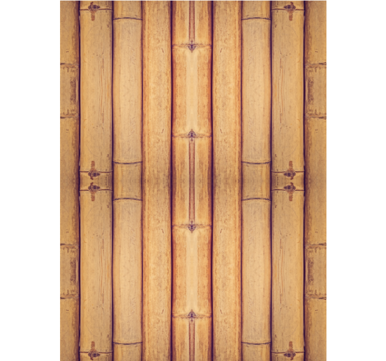 Papel tapiz para sala efecto textura de bambú - TenVinilo