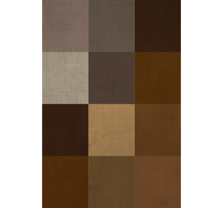 Papel tapiz para sala patrón de patchwork - TenVinilo