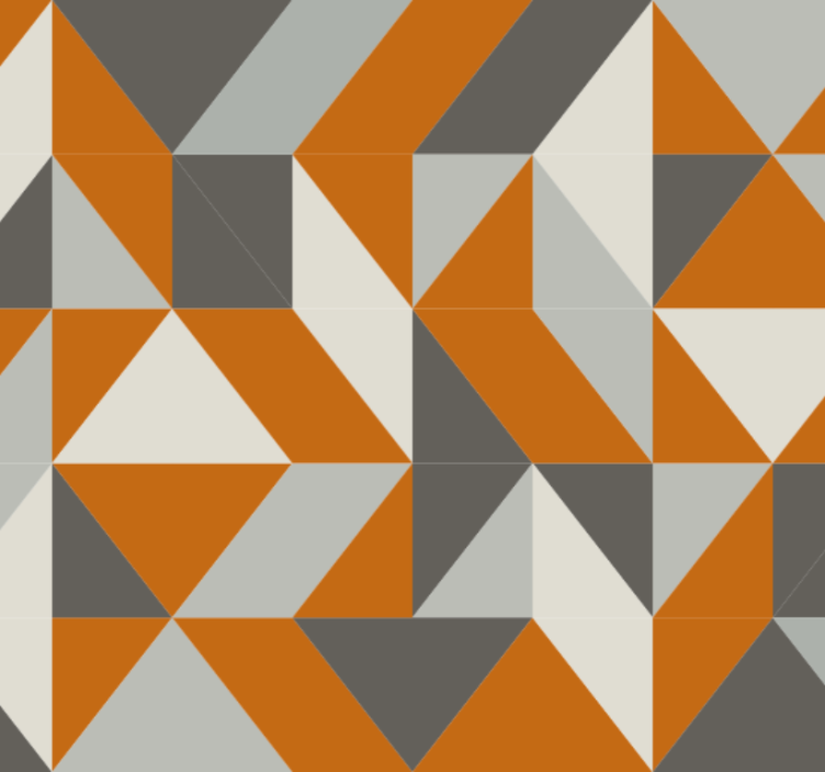 Papel tapiz para sala patrón de triángulos inclinados - TenVinilo